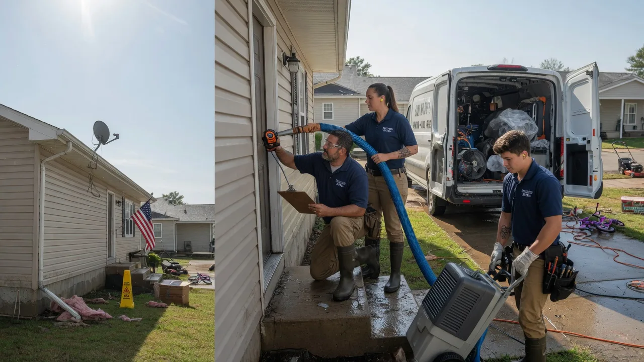 Ceiling Water Damage Restoration in Glenburn, ME near me